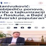 OBMANE DRAŠKA STANIVUKOVIĆA